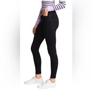 Frame Le High Skinny Jeans in Film Noir Black Sz 26